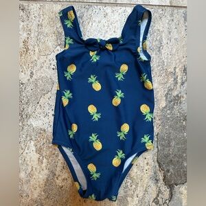 Girls Old Navy Pineapple One Piece Swimsuit
